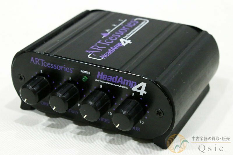 [良品] ART Head Amp 4 低ノイズな4chヘッドホンアンプ [PK507]