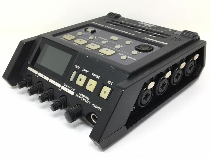 Roland R-44 コンパクト・ボディの４チャンネル・フィールド・レコーダー