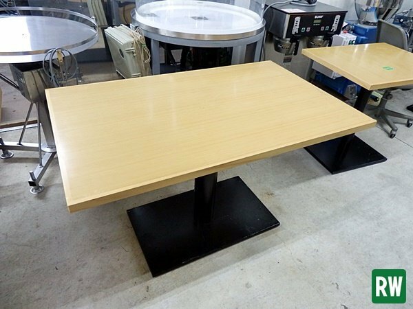 テーブル 幅1200 奥行750 高さ730ｍｍ 1本脚 シンプル ナチュラル ダイニングテーブル [3-K215-1]