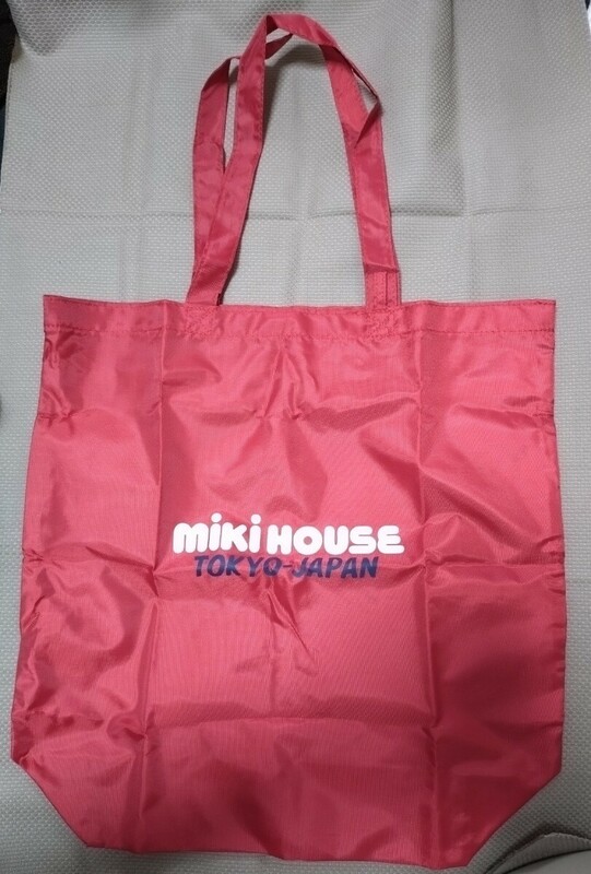 ミキハウス 　エコバッグ　ポーチ付き　miki HOUSE TOKYO-JAPAN
