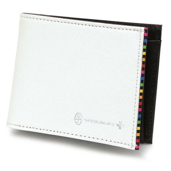CASTELBAJAC カステルバジャック 牛革 財布 ２つ折りデザイン ホワイト その他にも出品中です♪ ca18550