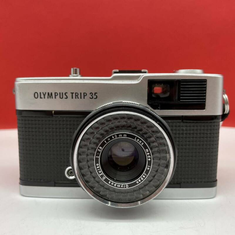 □ OLYMPUS TRIP 35 D.Zuiko F2.8 40mm コンパクトフィルムカメラ ジャンク オリンパス