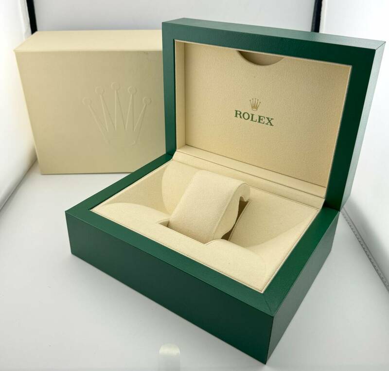 【ロレックス】　◎ROLEX◎　39141.01　緑　腕時計　空箱　Lサイズ　BOX　グリーン　箱　VL6