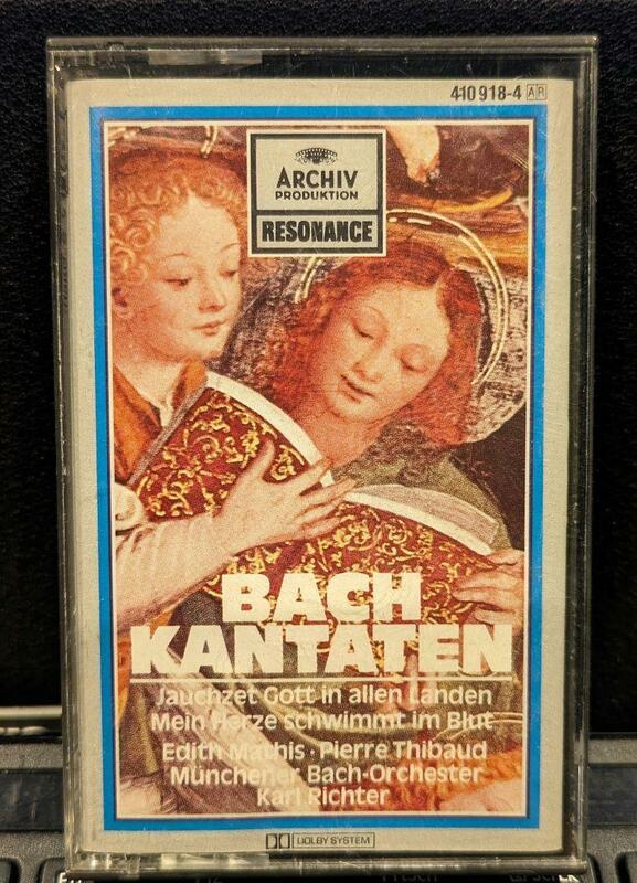 ビンテージ品　J.S.バッハ　カンタータ 西ドイツ製 Archiv Produktion Johann Sebastian Bach Bach-Kantaten Mnchener Bach-Orchester