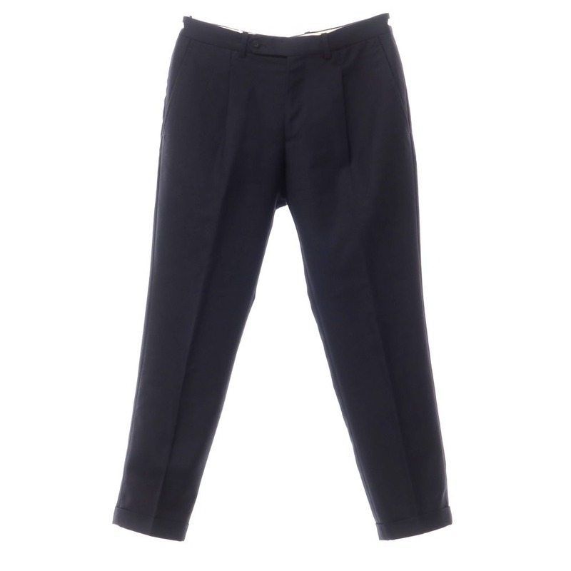 【中古】マコ Maco Pantalonificio Napoli ウール ドレススラックス パンツ【46】