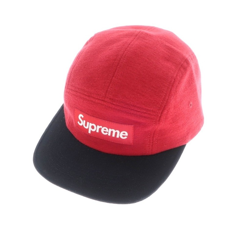 【中古】シュプリーム Supreme 2023年秋冬 2-Tone Camp Cap キャンプキャップ レッドxネイビー【サイズONE SIZE（58cm）】