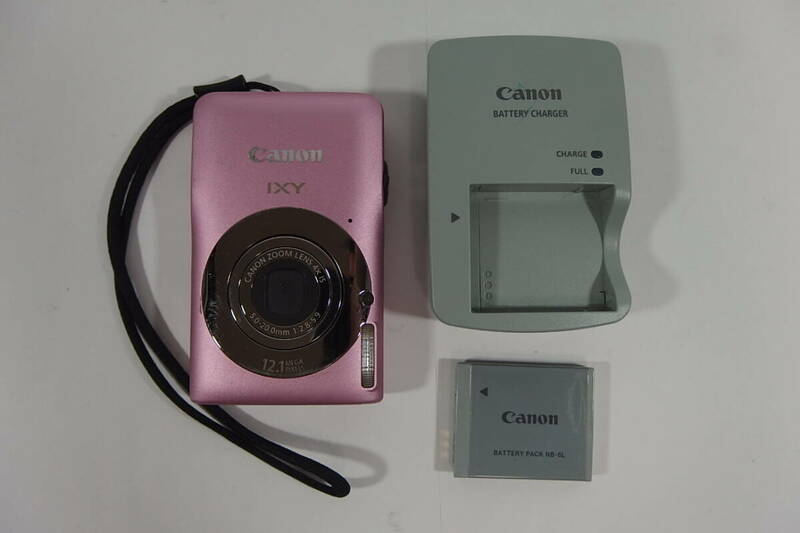 ◆Canon キヤノン コンパクトデジタルカメラ IXY 200F ピンク