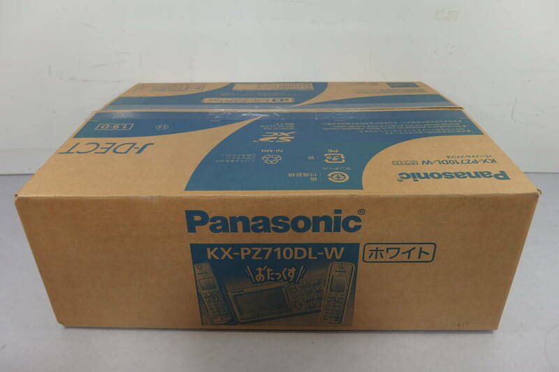 ◆新品未使用 Panasonic(パナソニック) FAX機/電話機 おたっくす KX-PZ710DL ホワイト 子機1台付/コードレス電話機/FAX付電話機/ファックス