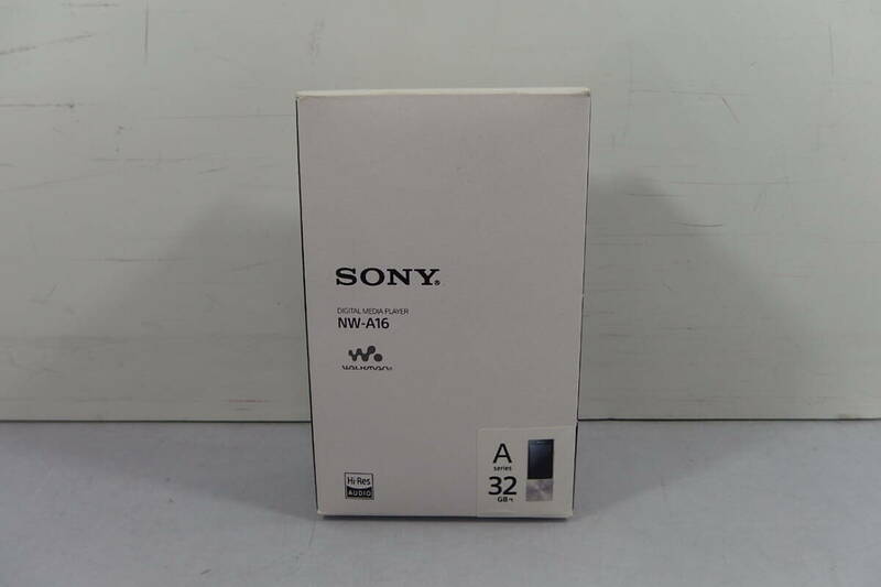 ◆未使用 SONY(ソニー) ハイレゾ/ノイズキャンセル/リニア ウォークマン 32GB NW-A16 シルバー Bluetooth/microSD/ラジオ/イヤホン付