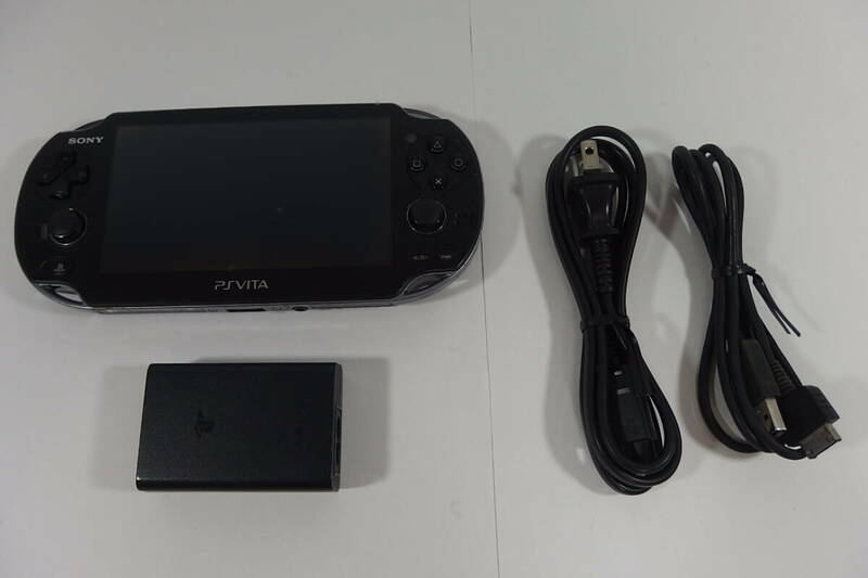 ◆PlayStation Vita 3G/Wi‐Fiモデル PS Vita 本体 PCH-1100 クリスタル・ブラック