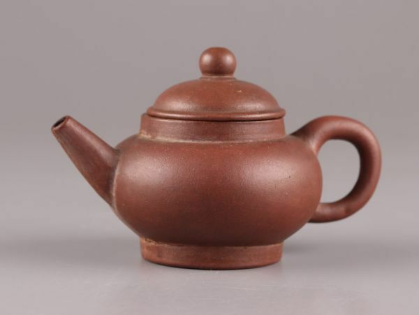 中国古玩 唐物 煎茶道具 朱泥 紫泥 紫砂壷 茶壷 急須 時代物 極上品 初だし品 C5361
