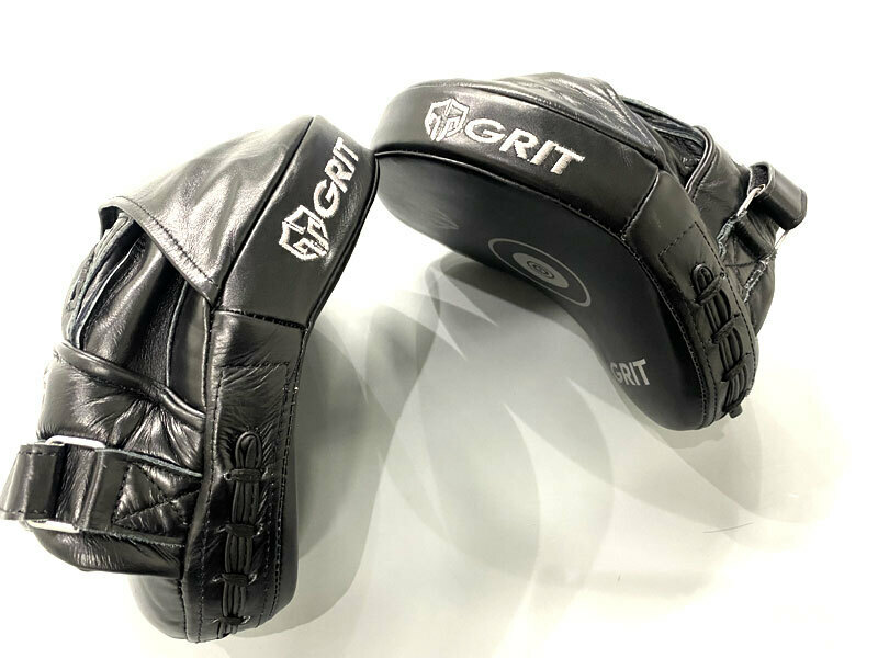GRIT グリット LEATHER CURVE MITTS （High spec model）ボクシングミット パンチングミット ミット　本革製　grit-ri2311pm