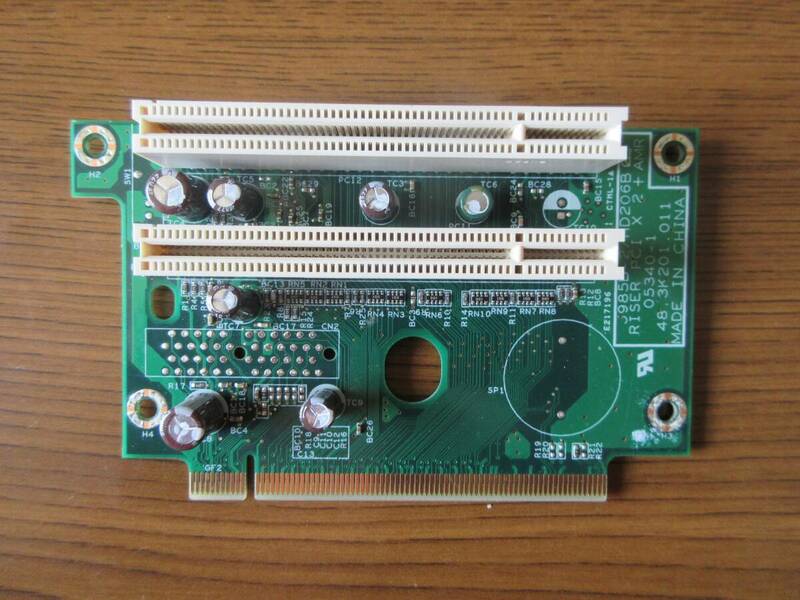 【中古】J985B-2/HD206B RISER PCI×2+AMR　