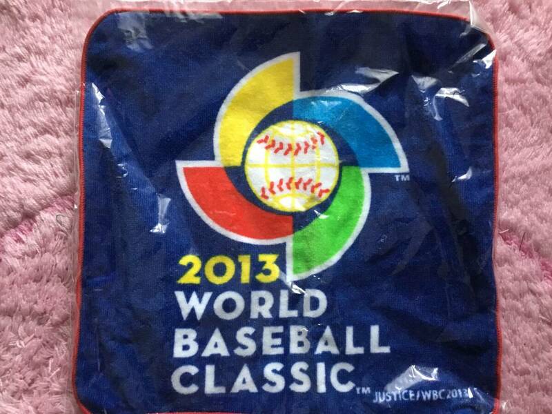 日本製◆2013年WORLD BASEBALL CXASSIC WBCハンドタオル　未使用品