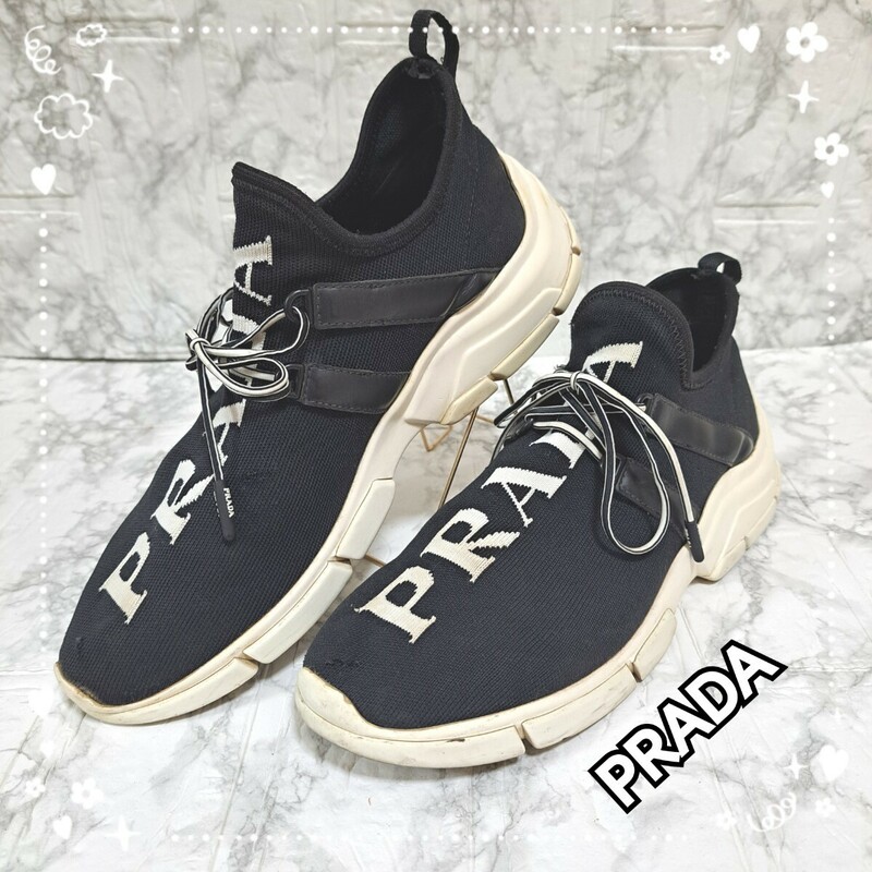 ☆PRADA　プラダ　ニットスニーカー☆