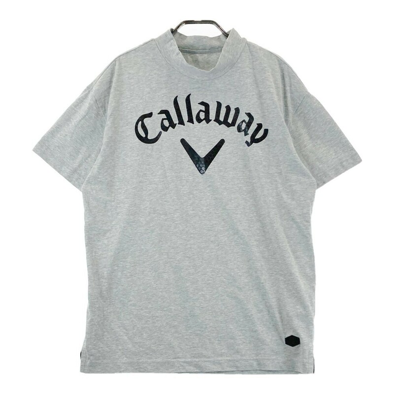 CALLAWAY キャロウェイ ハイネック 半袖Tシャツ グレー系 LL [240101112099] ゴルフウェア メンズ