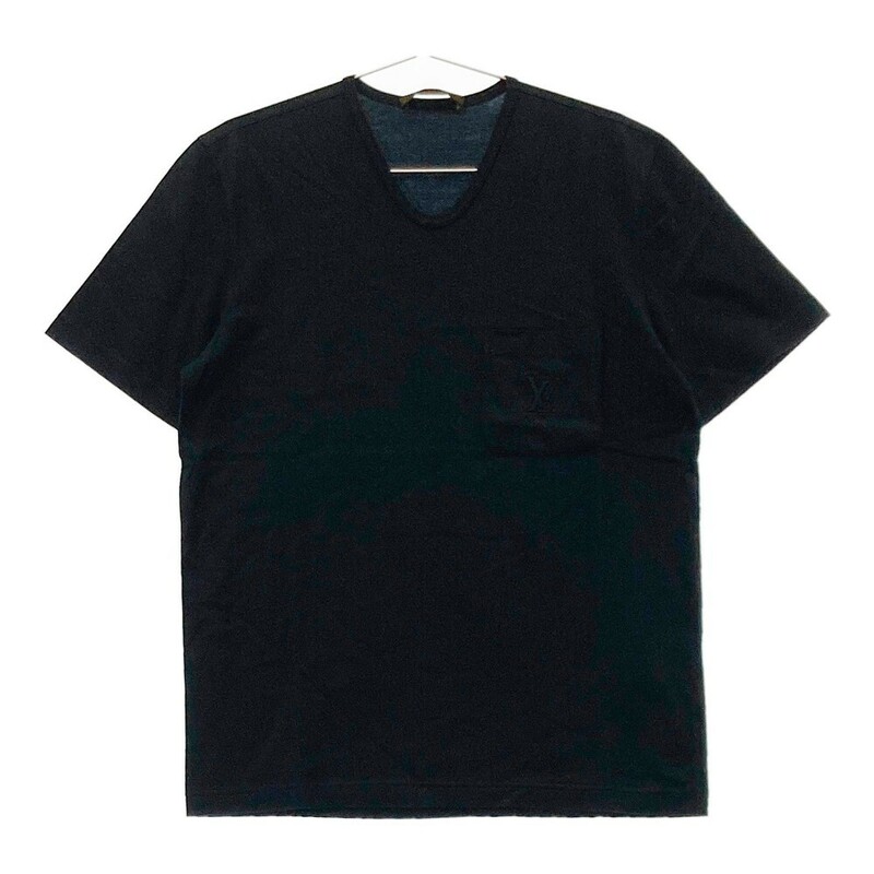 LOUIS VUITTON ルイ ヴィトン LV刺繍 Tシャツ ブラック系 S [240003000457] メンズ