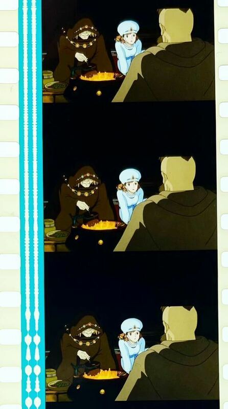 『風の谷のナウシカ (1984) NAUSICAA OF THE VALLEY OF WIND』35mm フィルム 5コマ スタジオジブリ 映画 Studio Ghibli テト Film セル