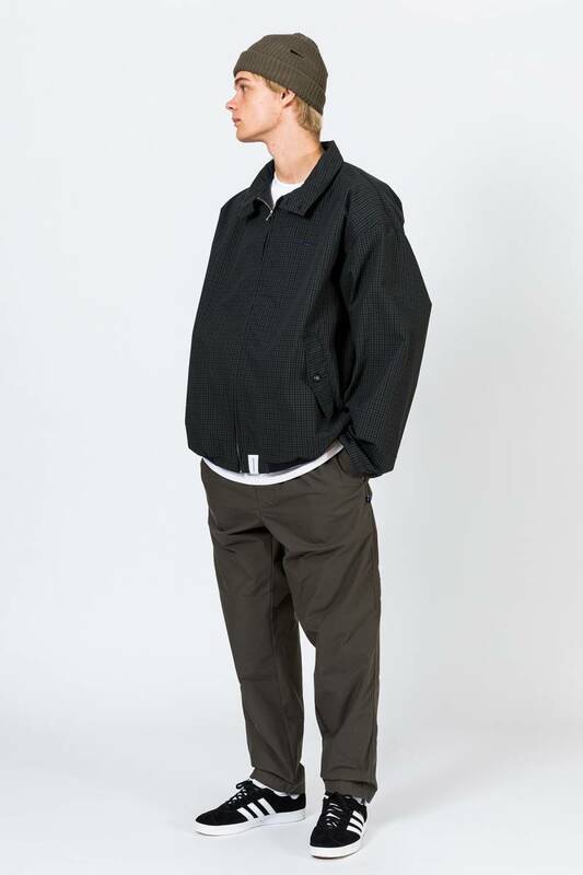 DESCENDANT OB COTTON JACKET　チェック　オーバーサイズ　ドリズラー　ジャケット　3