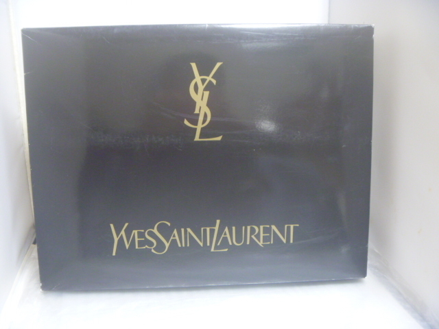 YVES SAINT LAURENT イブサンローラン イヴサンローラン 綿毛布 140×200cm 長期保管品 3626-5060