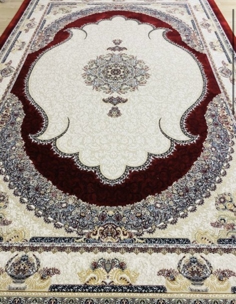 大判　最高峰約144万ノット　シルク30％ウール70%　イラン産手織り 高級ペルシャ絨毯 201×305cm　#14