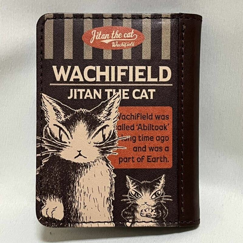 わちふぃーるど ダヤン カードケース ジダン Wachifield DAYAN 猫 革製品 手帳型 レザー パスケース