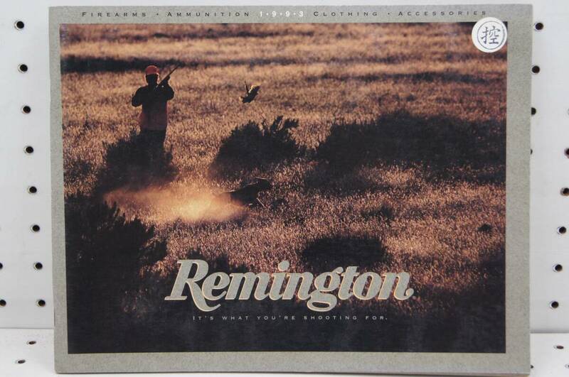 【R】D2◆Remington レミントン 狩猟 銃 総合カタログ 当時物 レア コレクション アメリカ 90ページ以上※折れ・汚れあり 
