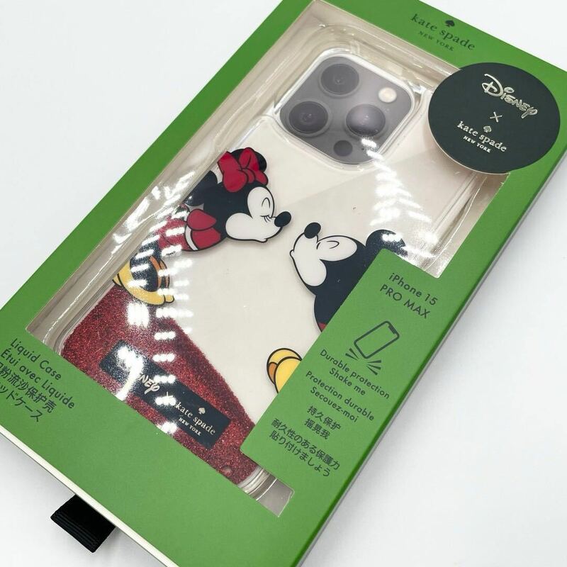 kate spade【新品 未開封】ケイトスペード iPhone 15 Pro max スマホケース スマートフォンケース Disney ミッキーマウス ミニーマウス