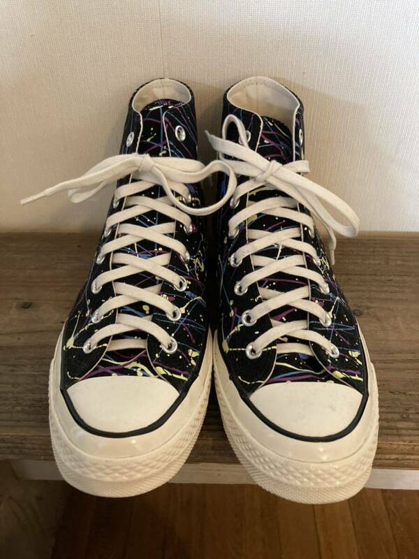 CONVERSE CT70 HI ブラック ペンキ 28.5cm コンバース