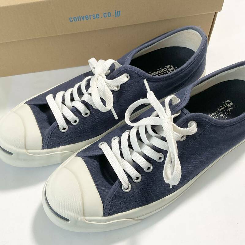 中古　CONVERSE　JACK PURCELL　ネイビー/28cm　　　 W218