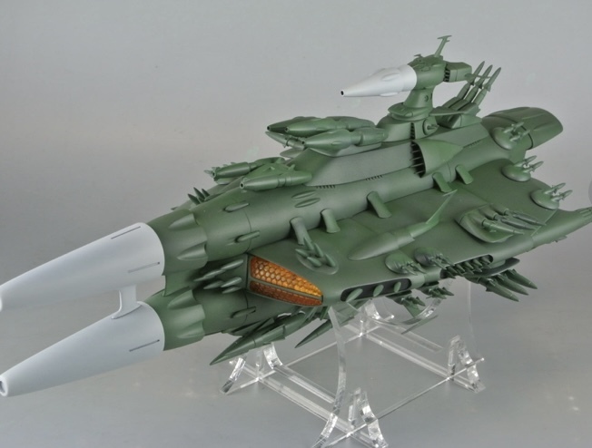 トレフェス オンライン 14 TFO14 K2M 1/1000 ミサイル艦 ゴーランド さらば宇宙戦艦ヤマト トレジャーフェスタ クリアパーツ変色有 初代組