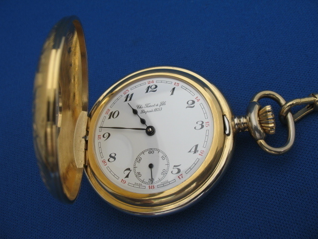 ◆TISSOT ティソ デミ ナポレオン ハンターケース 525 210 手巻き 懐中時計◆