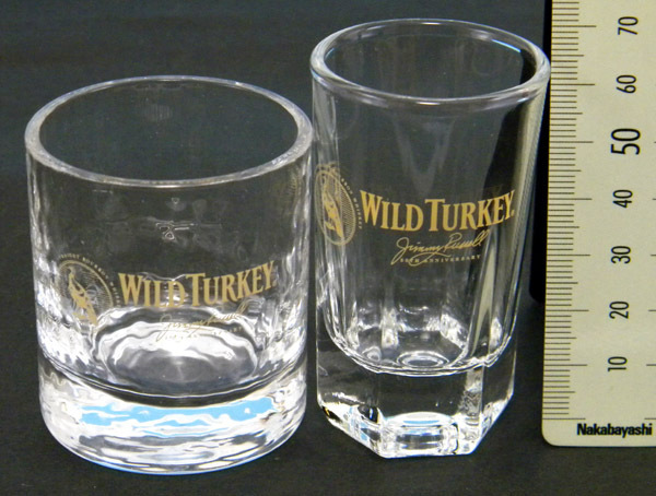 【２個】 WILD TURKEY ワイルドターキー ショットグラス
