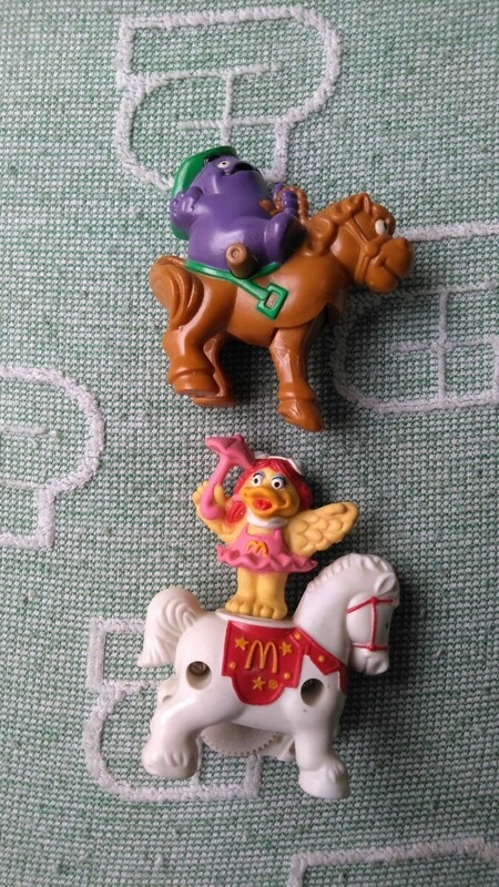 マックトイ　1995年 バーディ　グリマス　マクドナルド　レトロ　馬　おもちゃ　セット