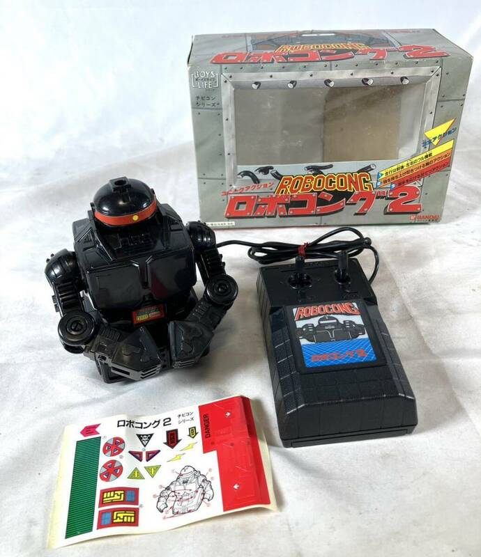 【ジャンク】BANDAI ラジコン ロボコング2 ROBOCONG/当時物/昭和レトロ/ボーイズライフ/チビコンシリーズ/04-0008
