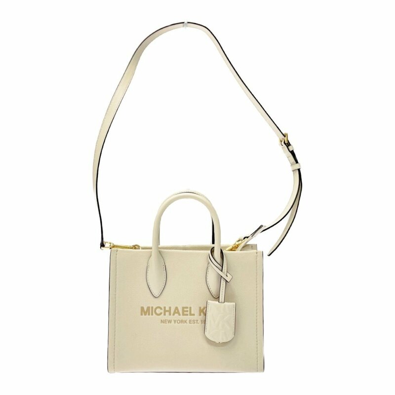 Michael Kors マイケルコース レザー ミレラ ショルダーバッグ オフホワイト 256244 ショルダーバッグ