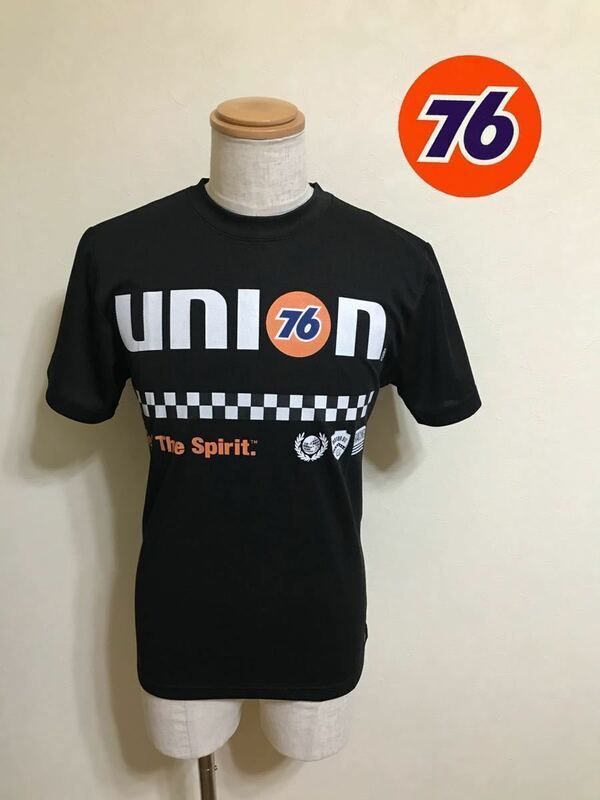 【新品】 Lubricants Union 76 ルブリカンズ クルーネック ドライ Tシャツ 吸汗速乾 トップス サイズL 半袖 黒 10211