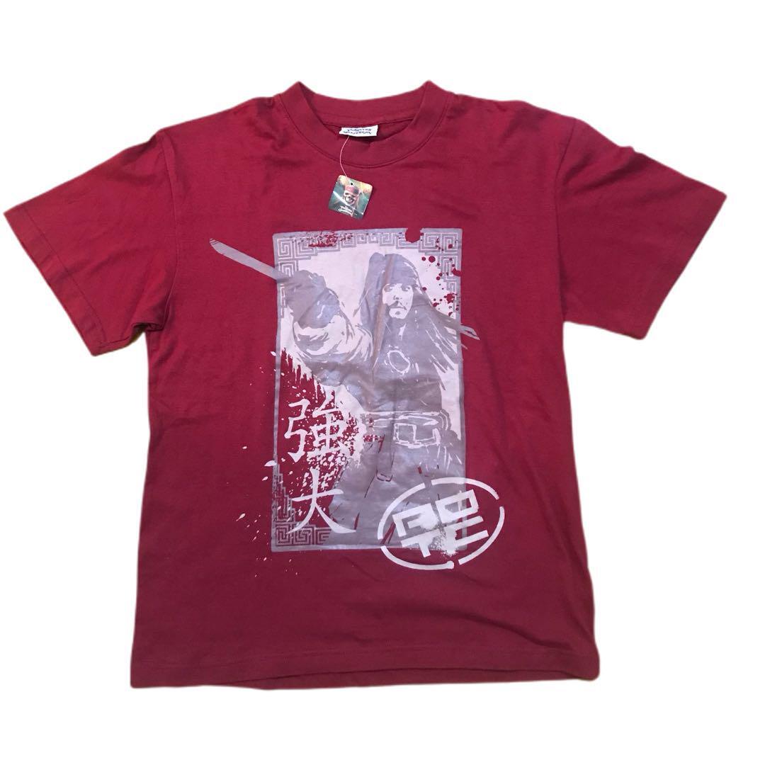 新品未使用タグ付 パイレーツオブカリビアン Tシャツ 映画 disney