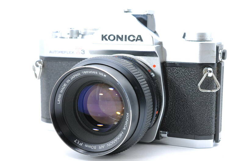 ★良品★ コニカ KONICA AUTOREFLEX T3 HEXANON AR 50mm F1.7