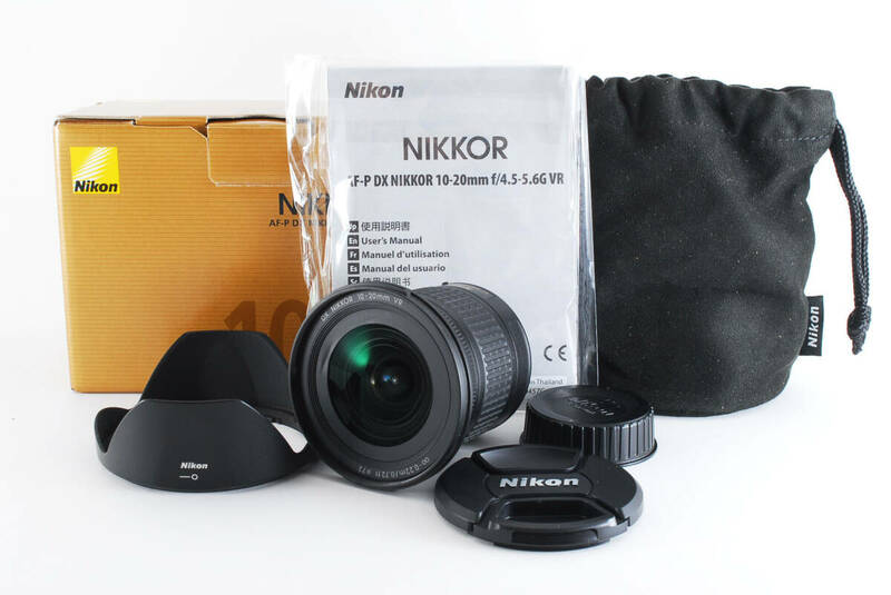 ニコン Nikon AF-P NIKKOR 10-20mm F4.5-5.6 G VR 【元箱付き・付属品多数】 ♯C0305E71020EIH