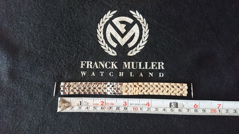 美品◆フランクミュラー16mm SS ブレスレット 適用する型番 2851 7500 7502