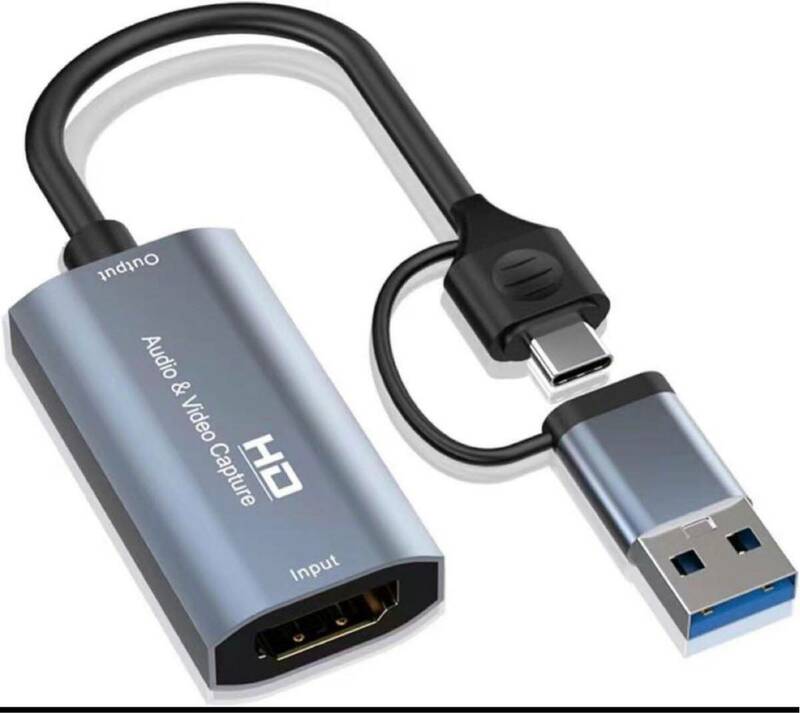 HDMI USB Type C 2in1 キャプチャ】HDMIキャプチャボード