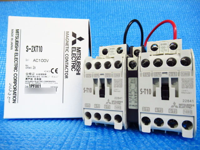 MITSUBISHI ELECTRIC 三菱電機 電磁接触器 S-2XT10 低圧開閉器 AC100V 管理6A0416B 
