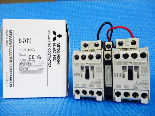 MITSUBISHI ELECTRIC 三菱電機 電磁接触器 S-2XT10 低圧開閉器 AC100V 管理6A0416C 