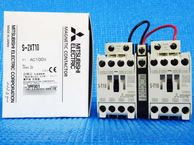 MITSUBISHI ELECTRIC 三菱電機 電磁接触器 S-2XT10 低圧開閉器 AC100V 管理6A0416E 