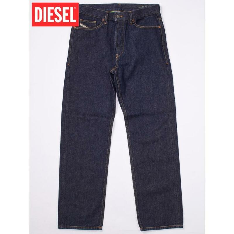 W34×L32ディーゼル DIESEL ジーンズ デニム ブランド メンズ ストレート ボタンフライ コットン100％ D-MACS 009HP