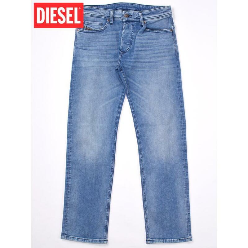 W32×L34/ディーゼル DIESEL ジーンズ デニム ブランド メンズ ストレート ストレッチ ボタンフライ ミッドウエスト SAFADO RB066