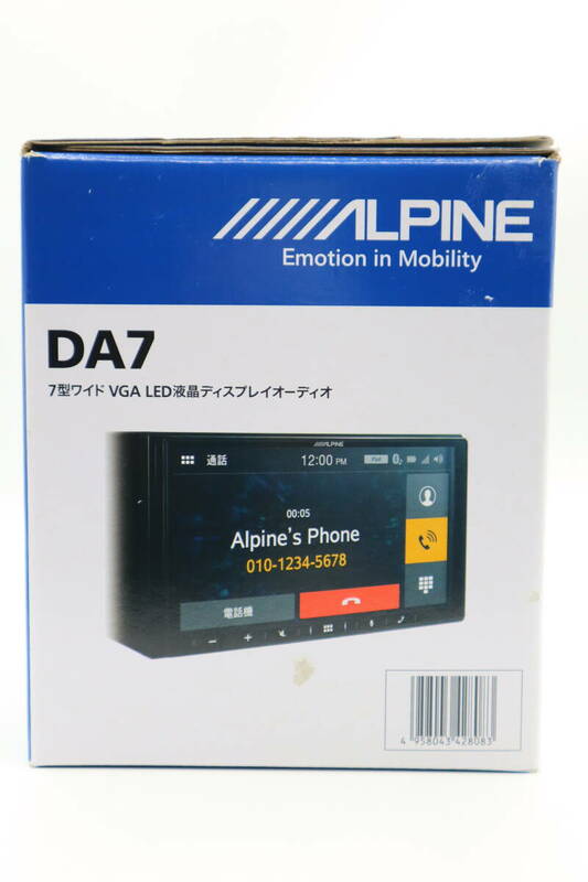 未使用 送料無料 アルパイン(ALPINE) 7インチディスプレイオーディオ DA7 管32636