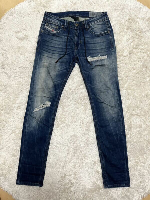 DIESEL SLEENKER SLIM-SKINNY W29 L32 0860B STRETCH スウェット デニム パンツ JOGG