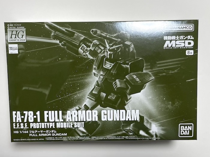 HG 1/144 FA-78-1 フルアーマーガンダム プラモデル 新品